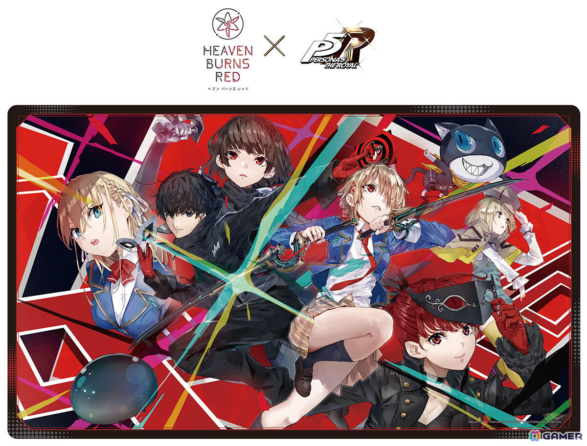 「ヘブバン」×「ペルソナ5 ザ・ロイヤル」コラボの描き下ろしイラストを使ったグッズがアニメイトで発売!総攻撃ビッグタオルなどがラインナップの画像