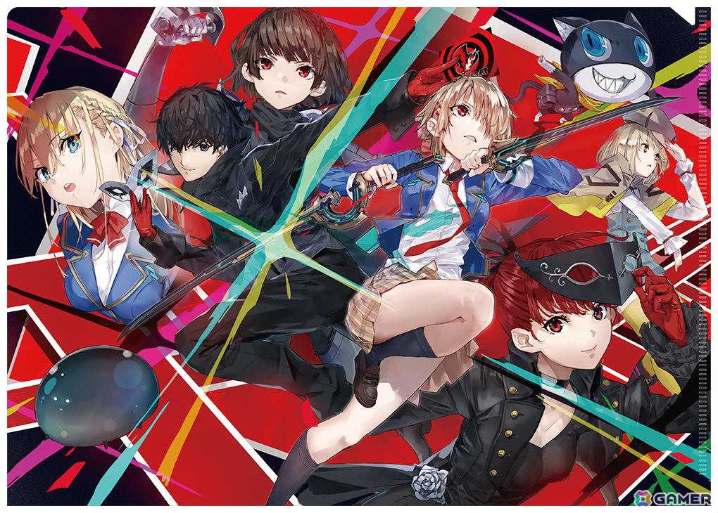 「ヘブバン」×「ペルソナ5 ザ・ロイヤル」コラボの描き下ろしイラストを使ったグッズがアニメイトで発売!総攻撃ビッグタオルなどがラインナップの画像