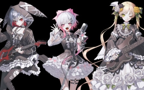 「魔法少女ノ魔女裁判」×カラオケまねきねこのコラボが開催！エマたちがロリータ×バンドをテーマにした描き下ろしイラストで登場