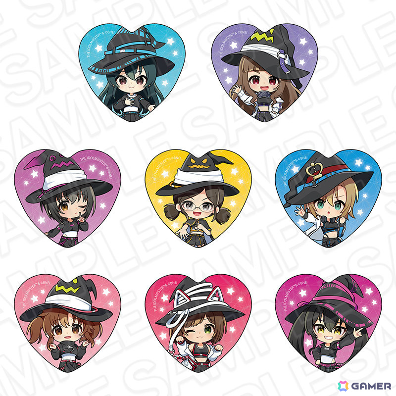 「デレマス」サイバーウィッチポップアップショップの事後通販が開始！ホログラムカンバッジやデカアクリルスタンド、特大タペストリーなどがラインナップの画像