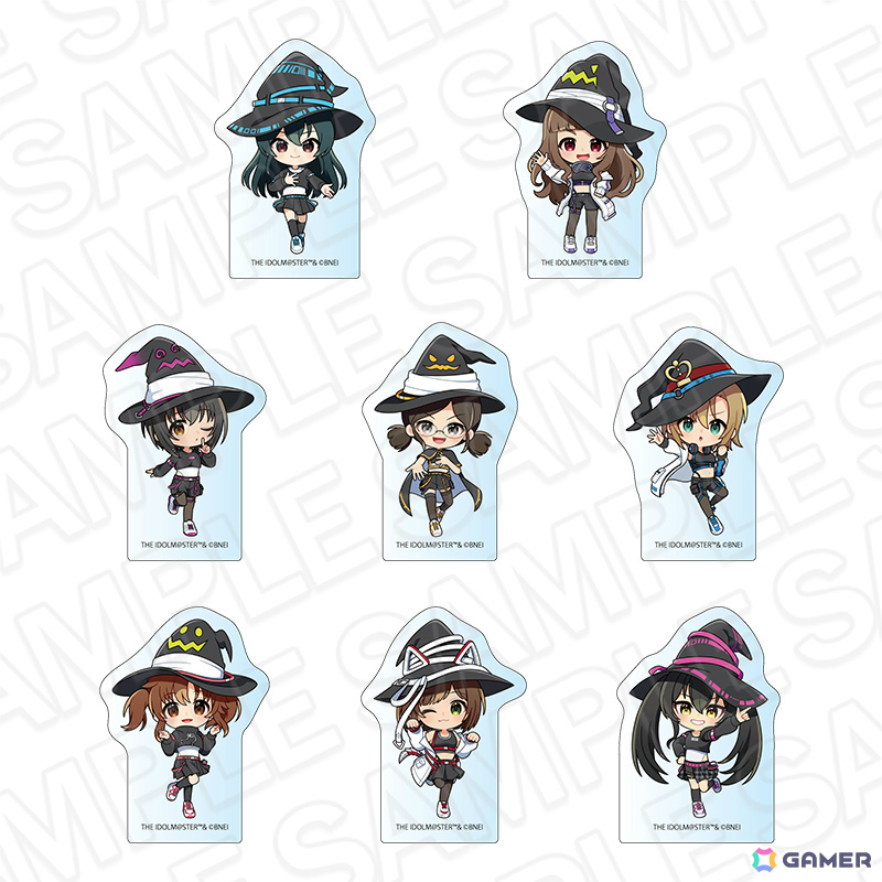 「デレマス」サイバーウィッチポップアップショップの事後通販が開始！ホログラムカンバッジやデカアクリルスタンド、特大タペストリーなどがラインナップの画像