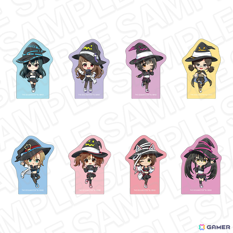 「デレマス」サイバーウィッチポップアップショップの事後通販が開始！ホログラムカンバッジやデカアクリルスタンド、特大タペストリーなどがラインナップの画像