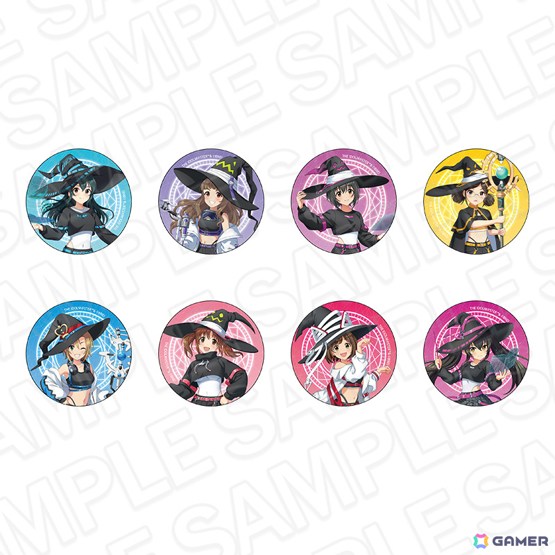 「デレマス」サイバーウィッチポップアップショップの事後通販が開始！ホログラムカンバッジやデカアクリルスタンド、特大タペストリーなどがラインナップの画像