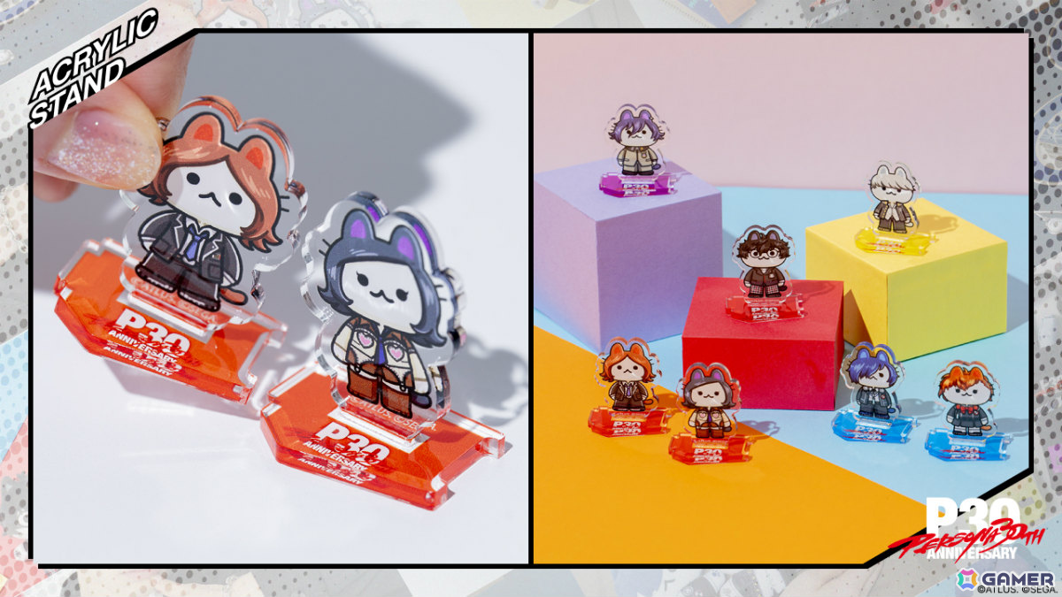 「ペルソナ」シリーズ30周年×フェリシモのコラボグッズが登場！エンブレムワッペン付きパーカーや歴代主人公たちの猫化グッズなど全9点の画像