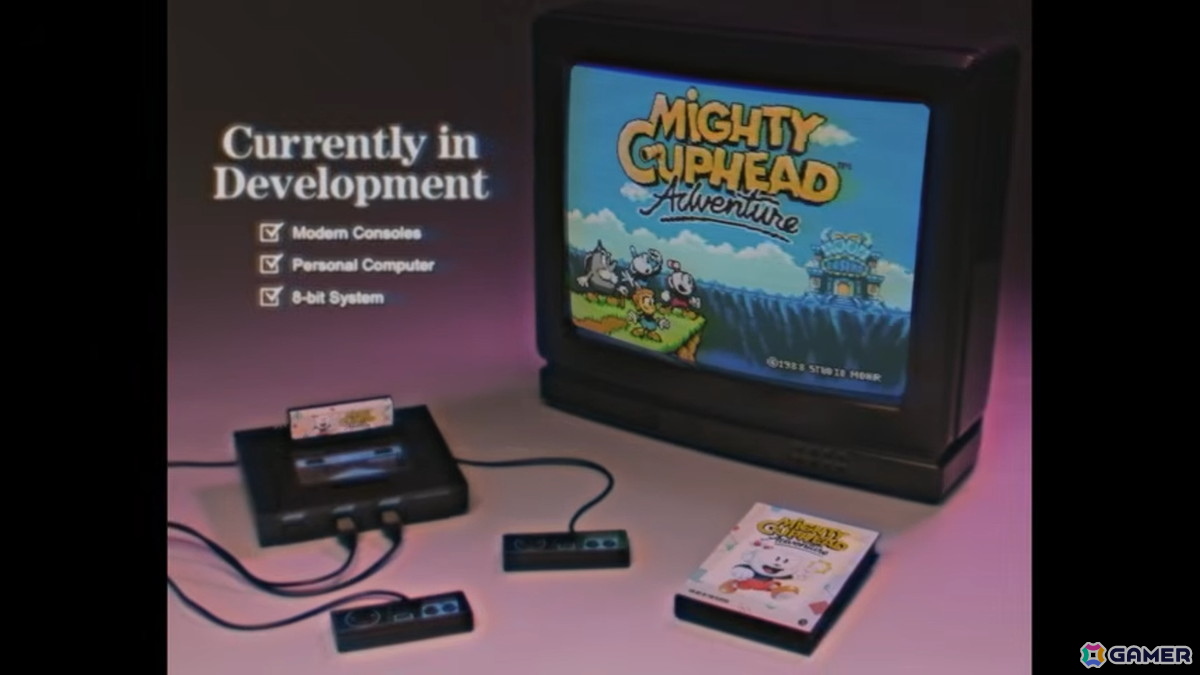 8ビットアクション・プラットフォームゲーム「Mighty Cuphead Adventure」が発表！コンソールとPC向けにリリース予定の画像