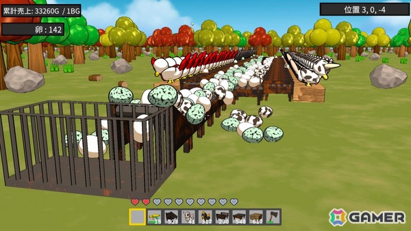 カオスな養鶏自動化ゲーム「Billion Egg Farm」無料デモ版が公開！ニワトリから産まれた卵をコンベアで運び売上10億を目指せの画像