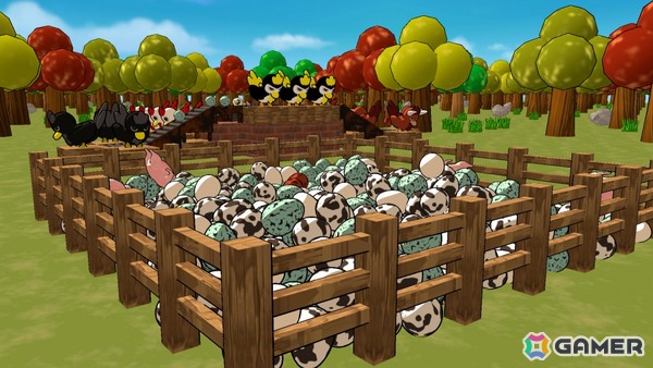 カオスな養鶏自動化ゲーム「Billion Egg Farm」無料デモ版が公開！ニワトリから産まれた卵をコンベアで運び売上10億を目指せの画像