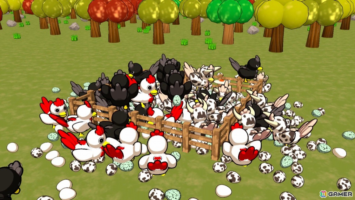 カオスな養鶏自動化ゲーム「Billion Egg Farm」無料デモ版が公開！ニワトリから産まれた卵をコンベアで運び売上10億を目指せの画像10