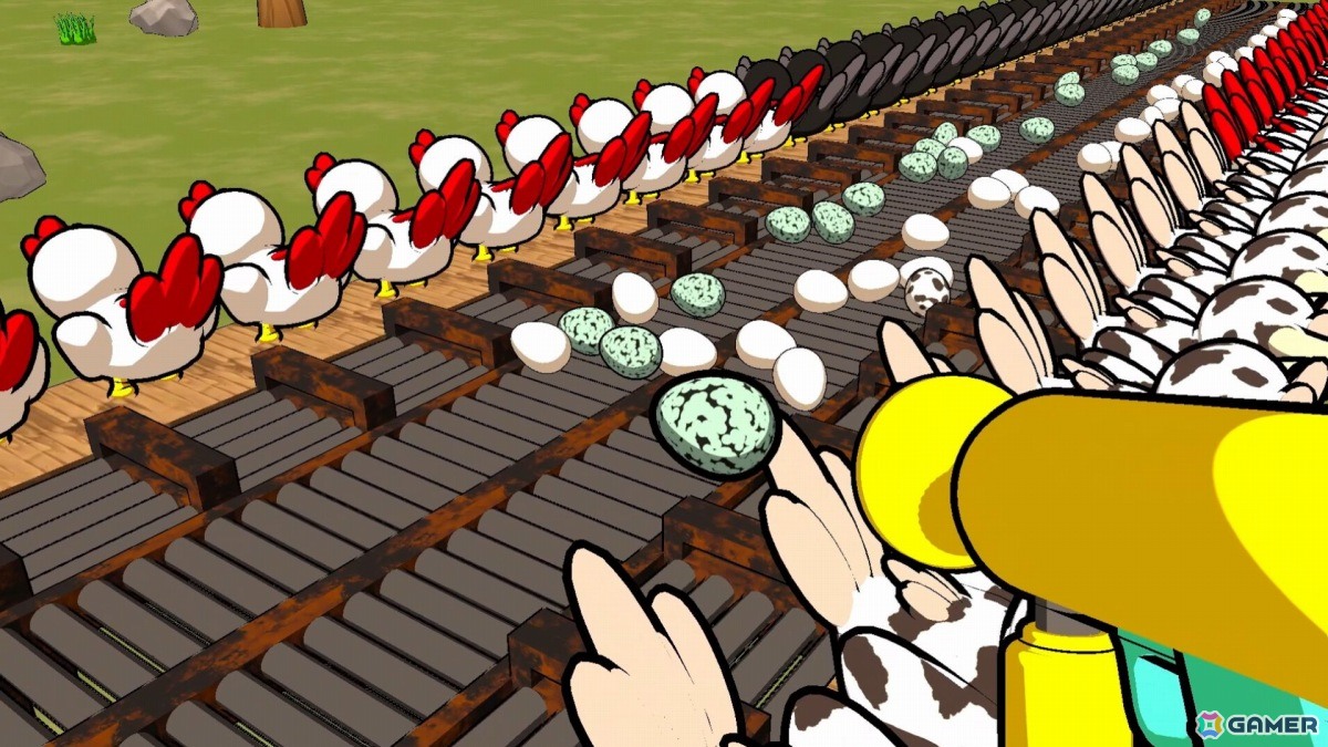 カオスな養鶏自動化ゲーム「Billion Egg Farm」無料デモ版が公開！ニワトリから産まれた卵をコンベアで運び売上10億を目指せの画像21