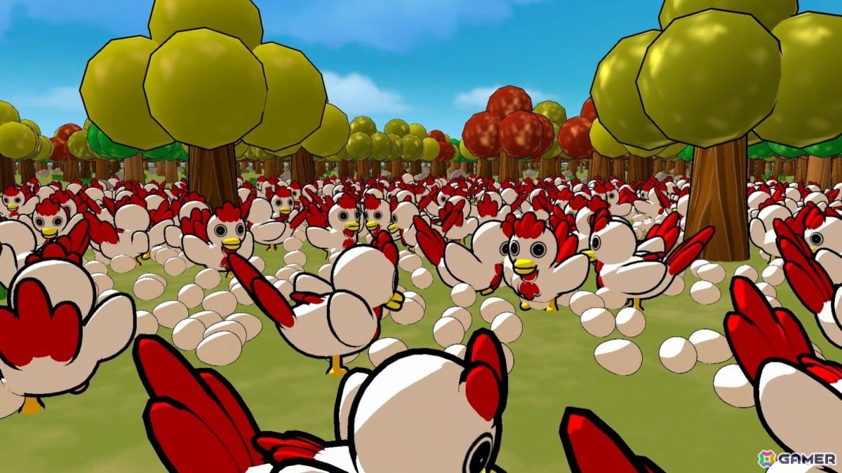 カオスな養鶏自動化ゲーム「Billion Egg Farm」無料デモ版が公開！ニワトリから産まれた卵をコンベアで運び売上10億を目指せの画像7
