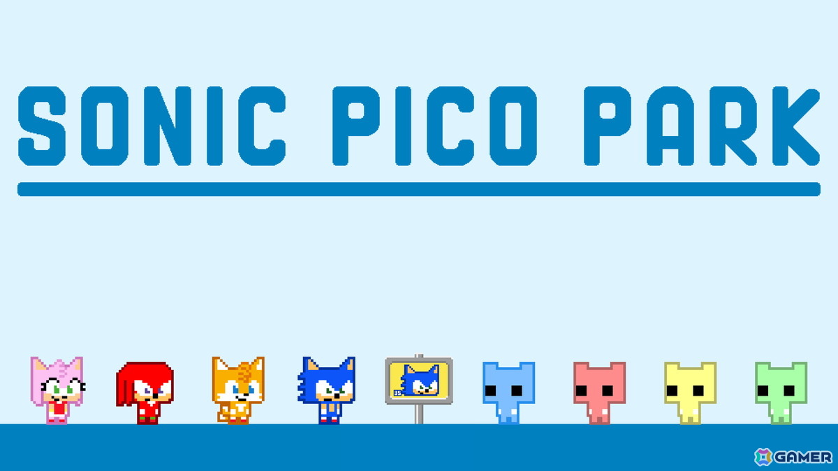 「PICO PARK」シリーズの最新作として「ソニック・ザ・ヘッジホッグ」とのコラボゲーム「SONIC PICO PARK」が発売決定!の画像
