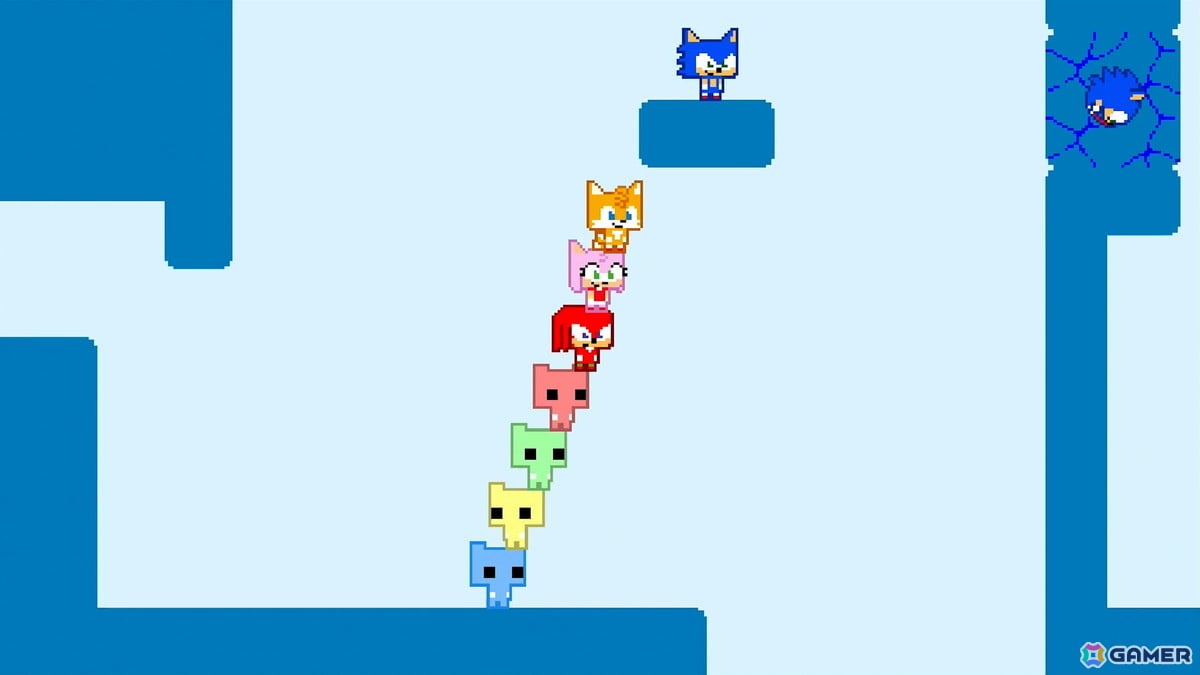 「PICO PARK」シリーズの最新作として「ソニック・ザ・ヘッジホッグ」とのコラボゲーム「SONIC PICO PARK」が発売決定!の画像