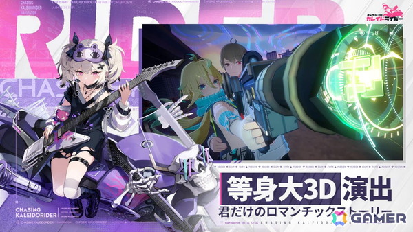 美少女×バイクドキドキRPG「チェイシング・カレイドライダー」新テスト「KALEIDOテスト」の参加者募集が開始！美少女ライダーや爽快なカードバトルを紹介したPVもの画像6