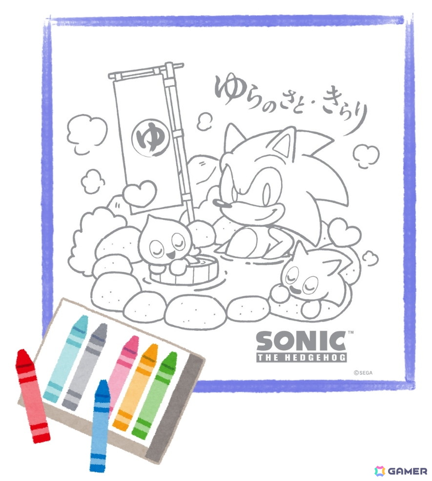 「ソニック・ザ・ヘッジホッグ」コラボシール