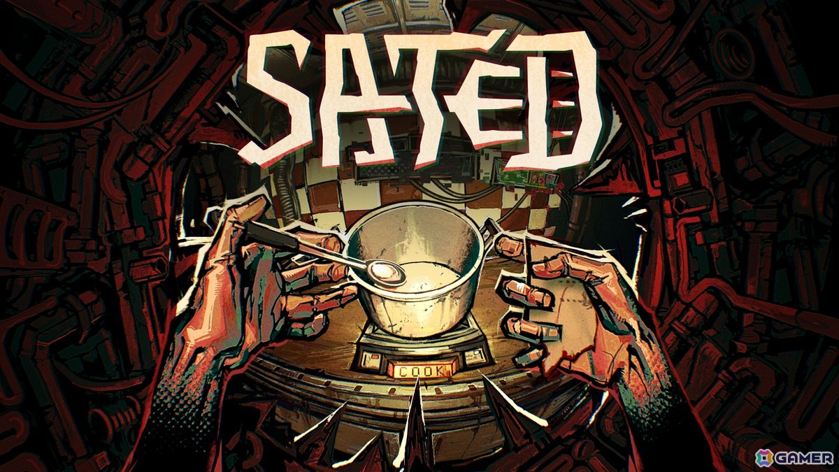 クッキング×ギャンブル系ローグライク「SATED」が発表!臓器や産業廃棄物を合わせてグロテスクな料理を振る舞おうの画像
