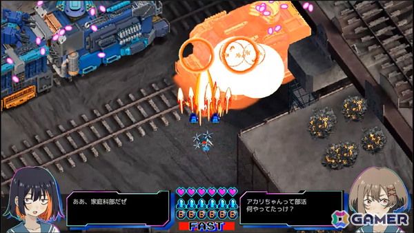 16:9画面レイアウトを採用したやさしめ弾幕STG「赫夜 -カグヤ-」が「Steam弾幕フェス2026」に参加！プレイテスト版も公開中の画像3