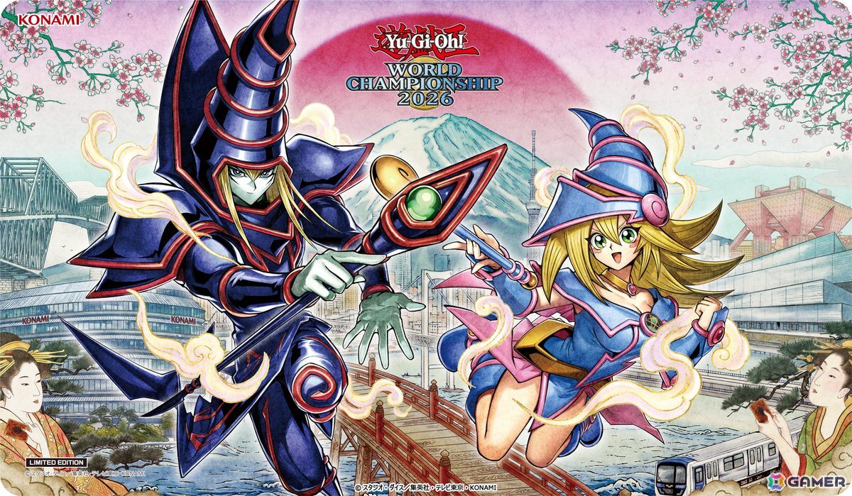 「Yu-Gi-Oh! WORLD CHAMPIONSHIP 2026」本戦決勝の観戦募集がスタート!来場記念カードは特製イラストの「青眼の究極竜」と「融合」の画像