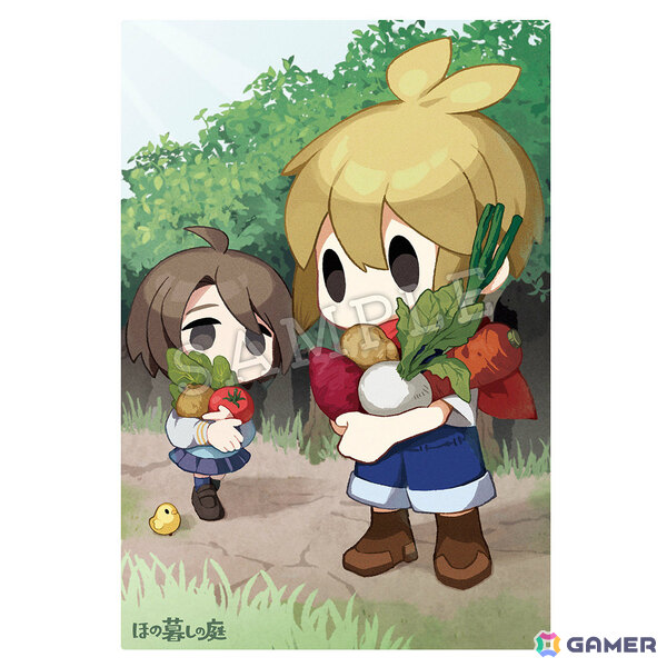 「ほの暮しの庭」店舗特典を一挙紹介！描き下ろしイラストや公式イラストを使ったアクスタ、Tシャツ、缶バッジ、クリアファイルなどがラインナップの画像13