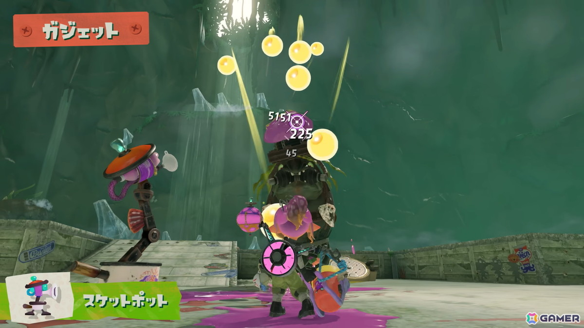 「スプラトゥーン レイダース」に登場するガジェットや強化要素を紹介する新映像が公開！7月11日からは「スプラトゥーン3」でコラボフェスが開催の画像6