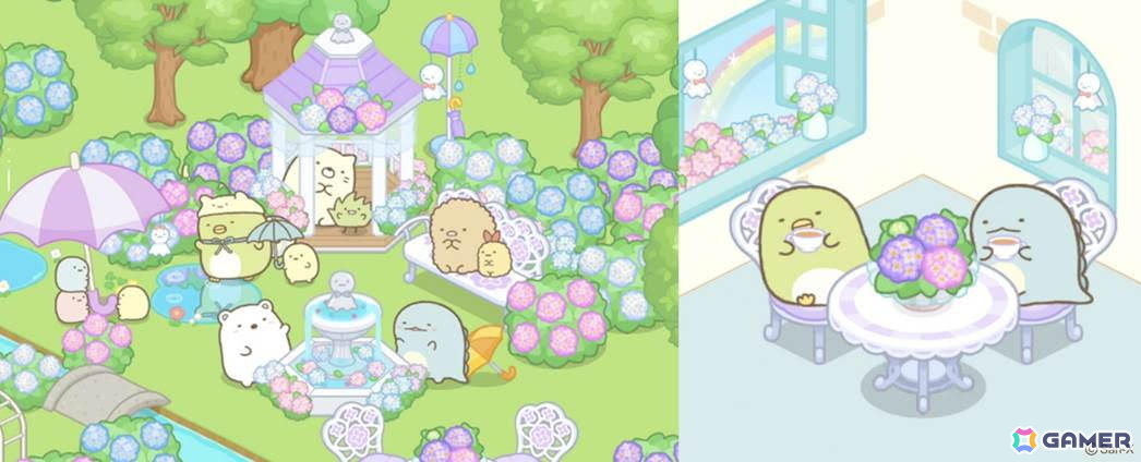 「すみっコぐらし 農園つくるんです」の全世界累計ダウンロード数が700万件を突破！農園での楽しみがさらに広がる新施設「おすし屋」が実装の画像