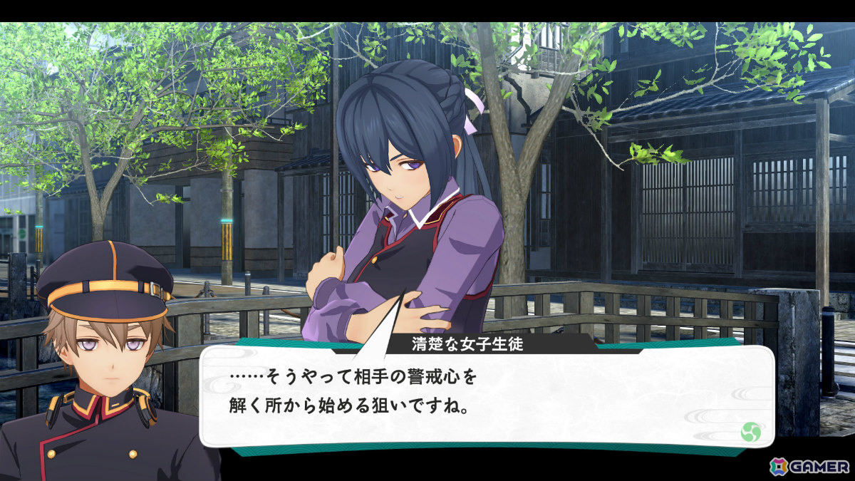 「亰都ザナドゥ -桜花幻舞-」比良坂学園の各施設を担当するワイアット(CV:長岡龍歩)、茉莉奈(CV:菱川花菜)や特殊な交流イベントなどを紹介!の画像