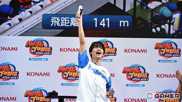 「パワフルプロ野球2026-2027」発売記念イベントでホームラン対決!なにわ男子の藤原丈一郎さんとアンタッチャブルがパワプロ愛を披露の画像10