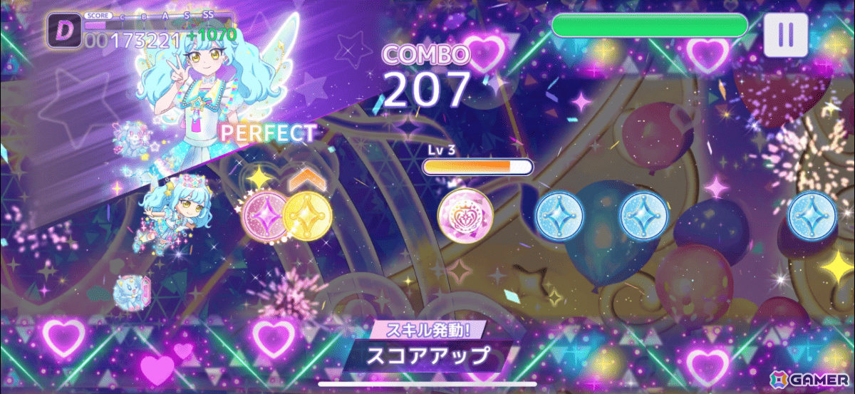 「おねがいアイプリ」とゲーム型英語学習アプリ「リズダム」が初コラボ!いのり、あおいがボイス付きで登場、「トキメキ♡ジャンプ!」もリズムゲームとして収録の画像