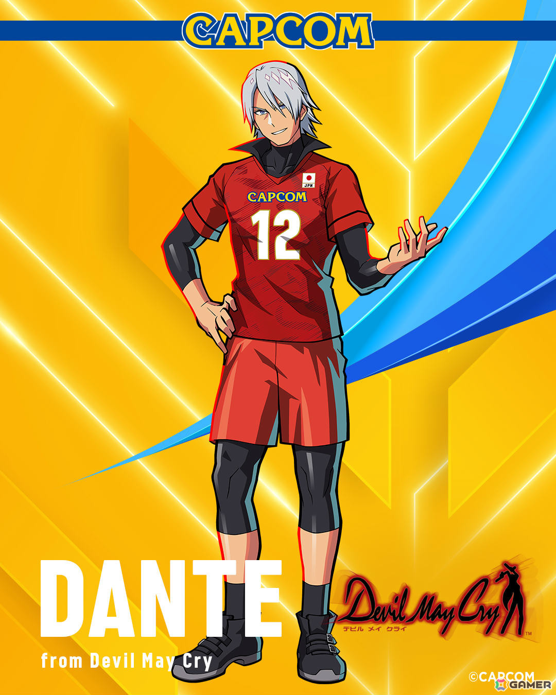 カプコンが2026年度のバレーボール日本代表全力応援キャラを発表!ジュリやレオン、ルディ、ディアナたちの描きおろしビジュアルも公開の画像