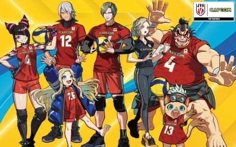 カプコンが2026年度のバレーボール日本代表全力応援キャラを発表！ジュリやレオン、ルディ、ディアナたちの描きおろしビジュアルも公開