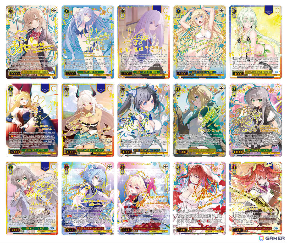 「ヴァイスシュヴァルツ」トライアルデッキ&ブースターパック「GA文庫」が6月12日に発売!「ダンまち」「魔女の旅々」「お隣の天使様」など21作品を収録の画像