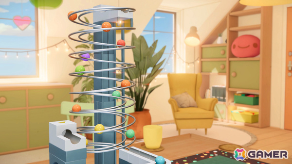 ビー玉が駆け抜ける夢のコースを作れるシミュレーションゲーム「Cozy Marbles ビー玉コロコロ大作戦」体験版が配信！の画像2