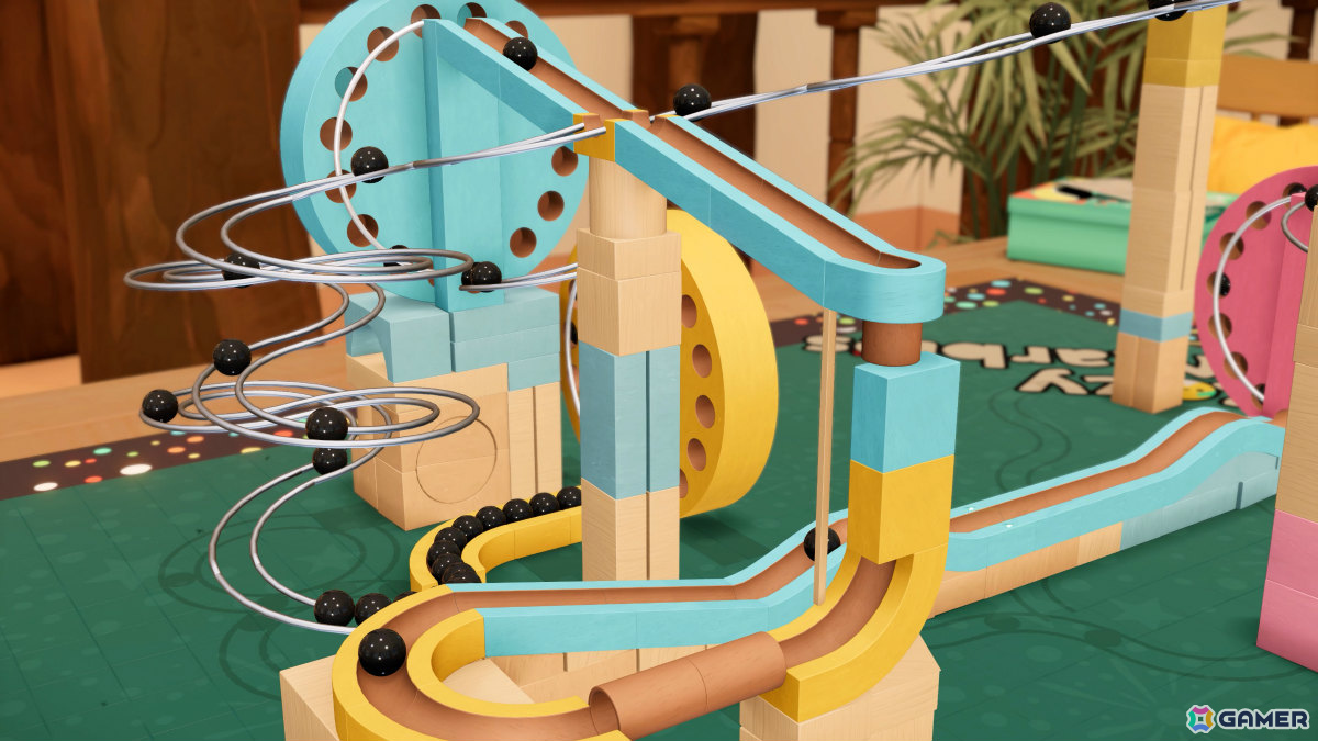 ビー玉が駆け抜ける夢のコースを作れるシミュレーションゲーム「Cozy Marbles ビー玉コロコロ大作戦」体験版が配信!の画像