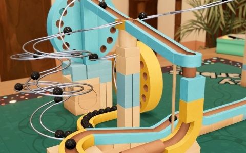 ビー玉が駆け抜ける夢のコースを作れるシミュレーションゲーム「Cozy Marbles ビー玉コロコロ大作戦」体験版が配信！
