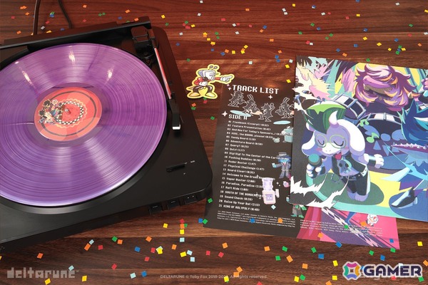 「DELTARUNE」Chapter 5の配信を記念して新作グッズ5点が発売！Tシャツやレコードなどがラインナップの画像10