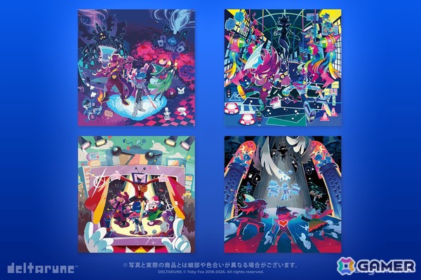 「DELTARUNE」Chapter 5の配信を記念して新作グッズ5点が発売！Tシャツやレコードなどがラインナップの画像5