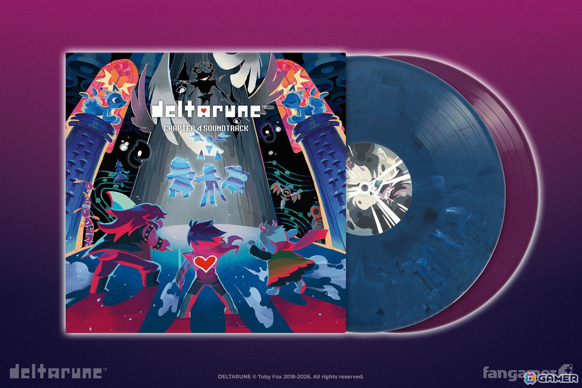 「DELTARUNE」Chapter 5の配信を記念して新作グッズ5点が発売!Tシャツやレコードなどがラインナップの画像