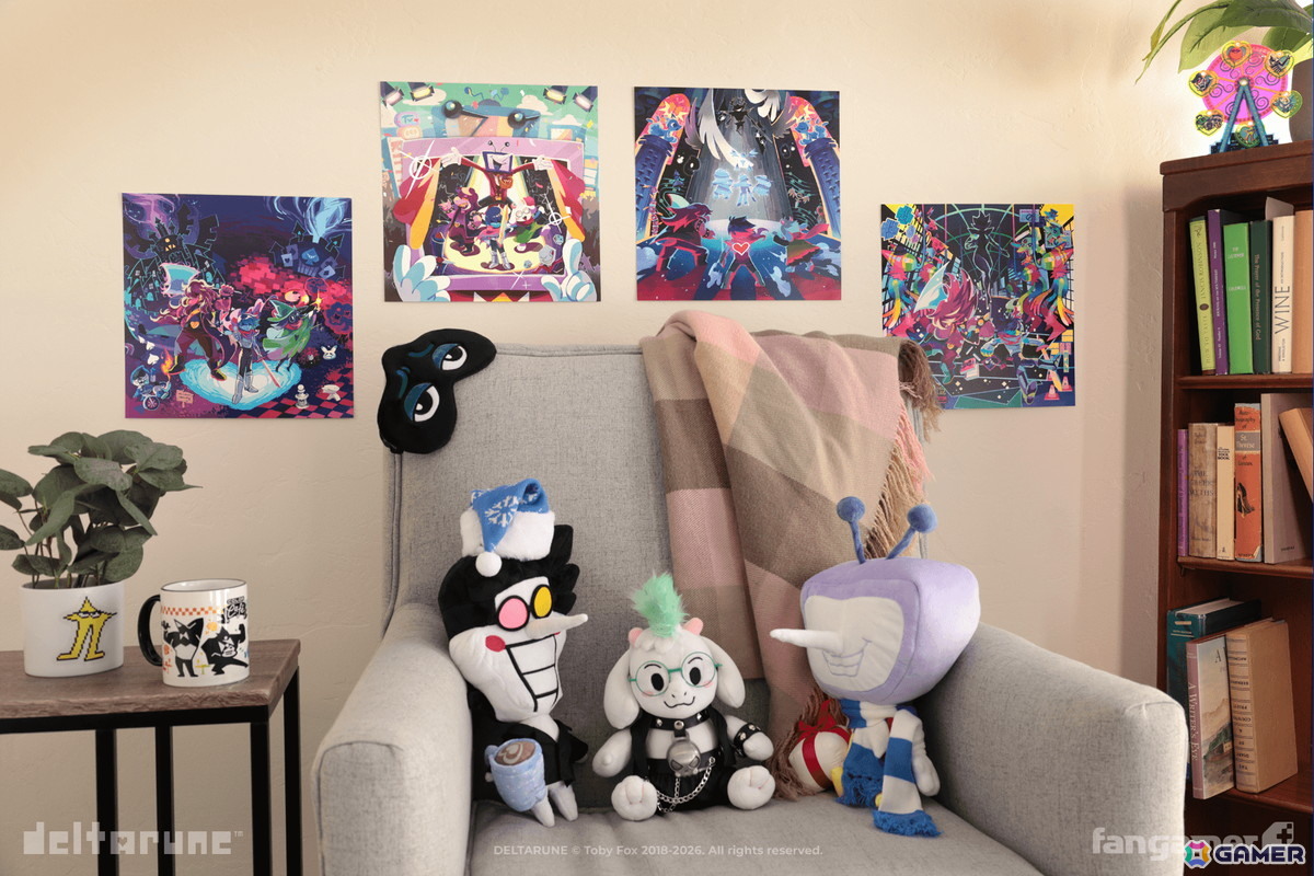 「DELTARUNE」Chapter 5の配信を記念して新作グッズ5点が発売!Tシャツやレコードなどがラインナップの画像