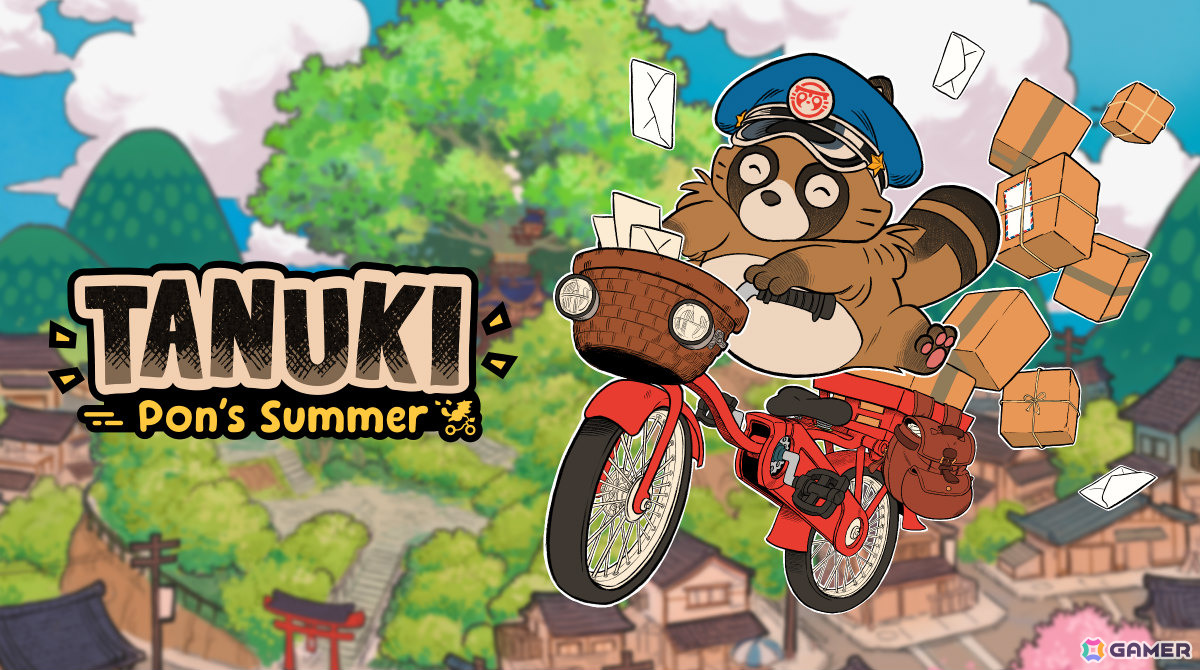 タヌキの郵便配達ADV「TANUKI: Pon's Summer」Steam Nextフェスへ向けたデモが公開!チュートリアル、初勤務、神社づくりなど序盤の3日間を楽しめるの画像