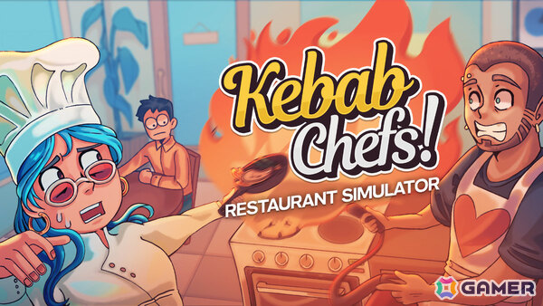 レストラン経営シム「Kebab Chefs!」バージョン1.0がリリース！最大4人でケバブや寿司、ラーメンなどの調理を楽しもうの画像1