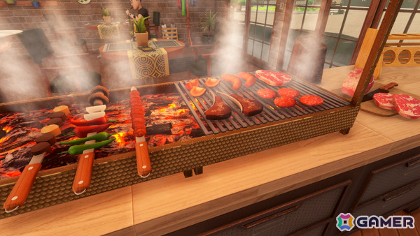 レストラン経営シム「Kebab Chefs!」バージョン1.0がリリース!最大4人でケバブや寿司、ラーメンなどの調理を楽しもうの画像