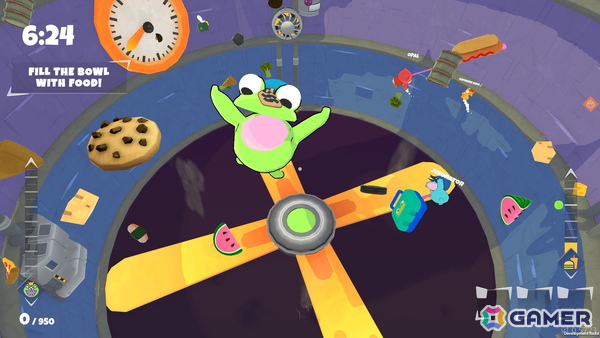 最大8人協力プレイ対応のドタバタパズルACT「Frog Sqwad」が発売！カエルたちを操作して食料をかき集めようの画像11
