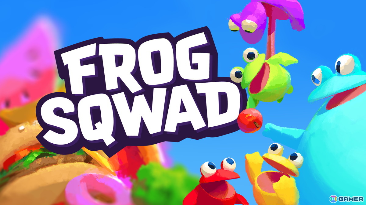 最大8人協力プレイ対応のドタバタパズルACT「Frog Sqwad」が発売！カエルたちを操作して食料をかき集めようの画像