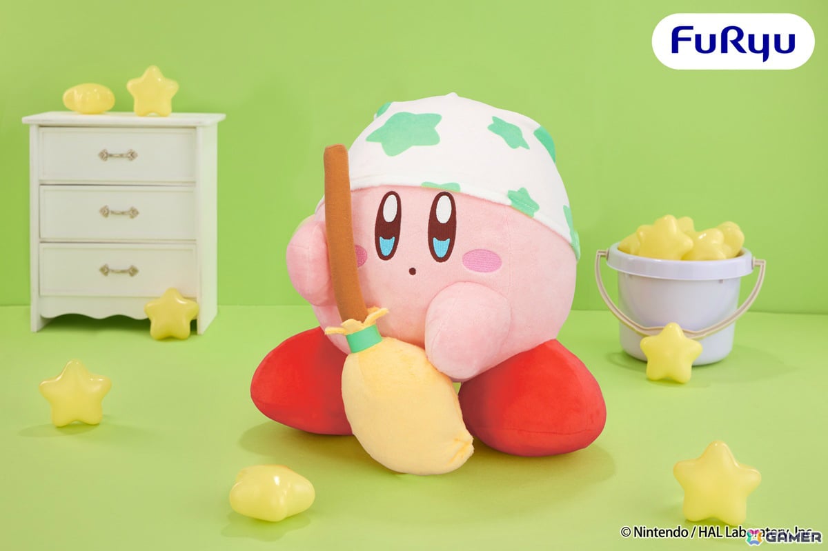 カービィたちと一緒におそうじを楽しもう！フリューのプライズ「Kirby★Diary」第3弾が6月より順次登場の画像