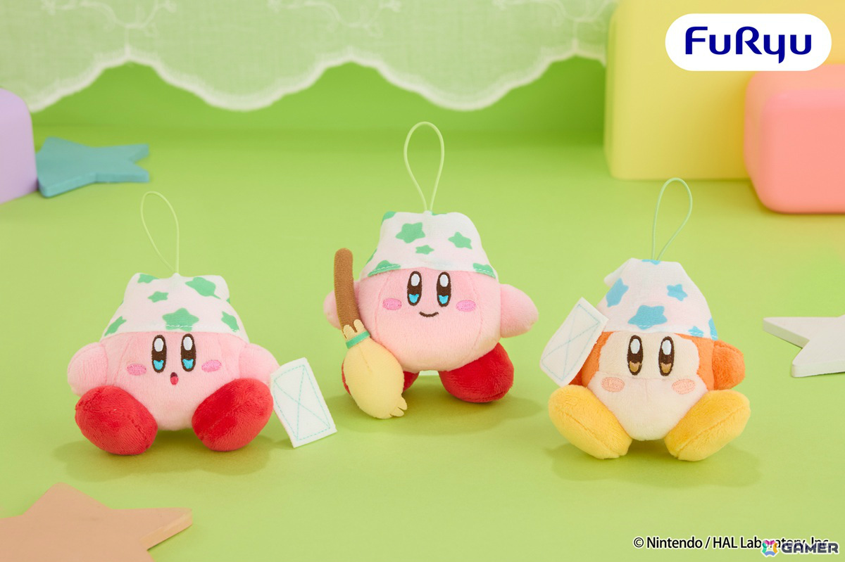 カービィたちと一緒におそうじを楽しもう！フリューのプライズ「Kirby★Diary」第3弾が6月より順次登場の画像