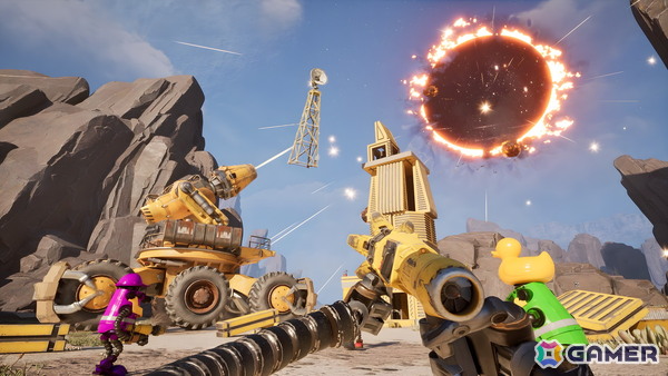 最大4人で協力できるカオスな建設シム「Salvation Denied」のデモがSteamで配信！重機やガジェットを駆使して巨大建造物の建設に挑めの画像