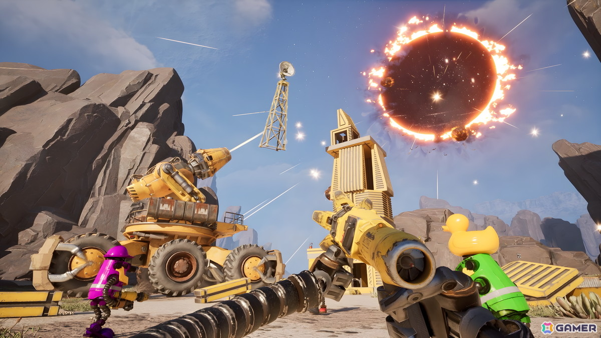 最大4人で協力できるカオスな建設シム「Salvation Denied」のデモがSteamで配信！重機やガジェットを駆使して巨大建造物の建設に挑めの画像6