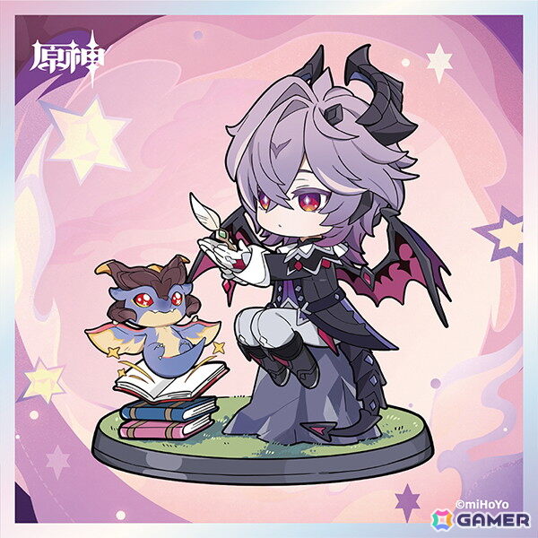 「原神」小さな礼服をまとった愛らしいドゥリンがちびキャラフィギュア化！グラデーションのかかった髪の毛先と龍の尻尾で幻想的な雰囲気に彩りをの画像7