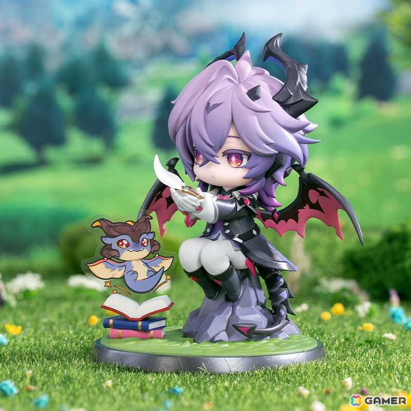 「原神」小さな礼服をまとった愛らしいドゥリンがちびキャラフィギュア化!グラデーションのかかった髪の毛先と龍の尻尾で幻想的な雰囲気に彩りをの画像