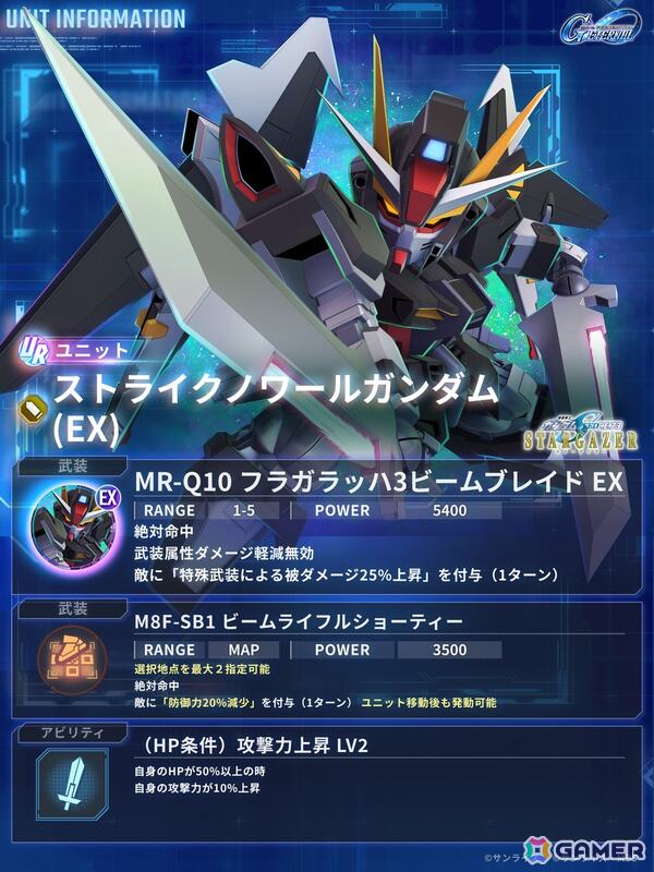 「SDガンダム ジージェネレーション エターナル」でストーリーイベント「機動戦士ガンダムSEED C.E.73-STARGAZER-」が開催!の画像