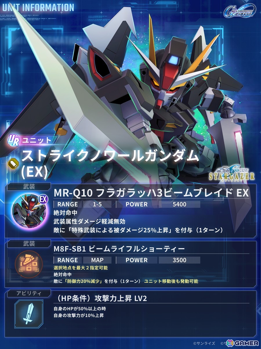 「SDガンダム ジージェネレーション エターナル」でストーリーイベント「機動戦士ガンダムSEED C.E.73-STARGAZER-」が開催！の画像7